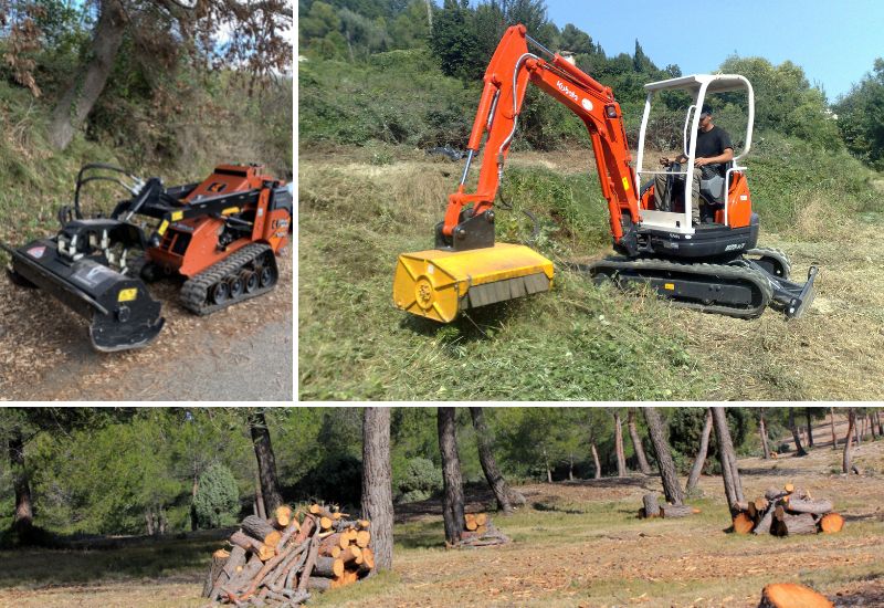 Débroussaillage d’un terrain à Drap (06340)
